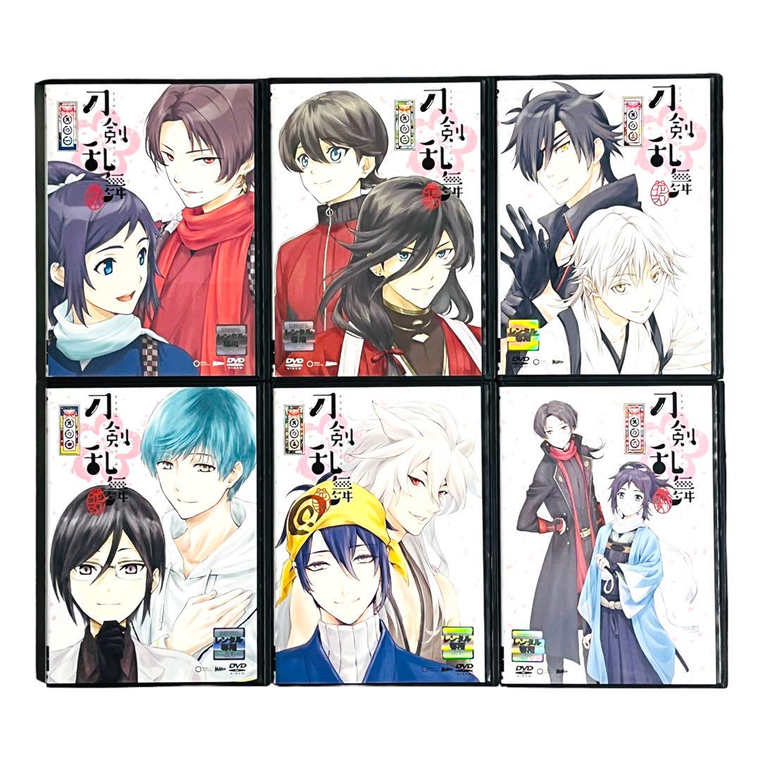 【新品ケース】 DVD 「刀剣乱舞」シリーズ 1期＋2期＋3期 全18巻セット