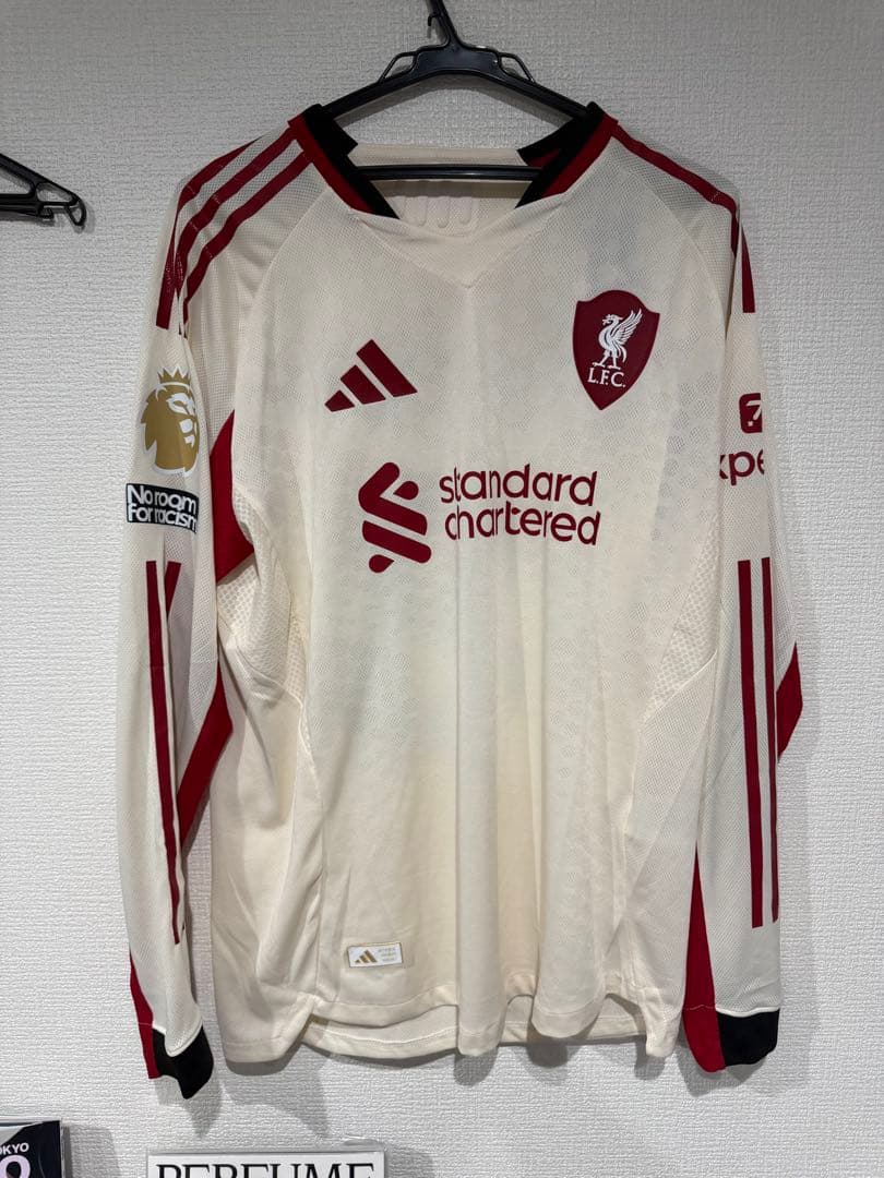 リヴァプール アウェイユニフォーム 8ソボスライ 長袖3XL 4L adidas