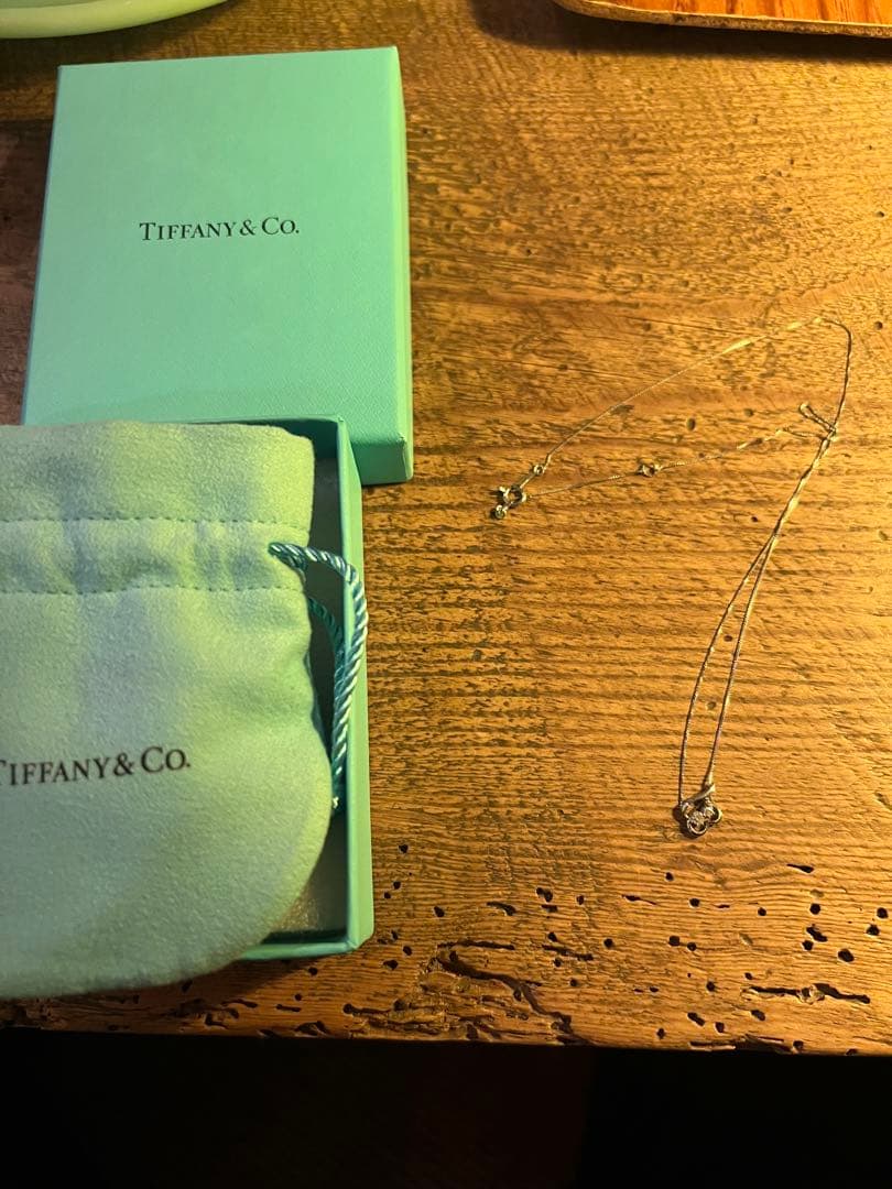 Tiffany & Co. プラチナハートネックレス　ダイヤモンド