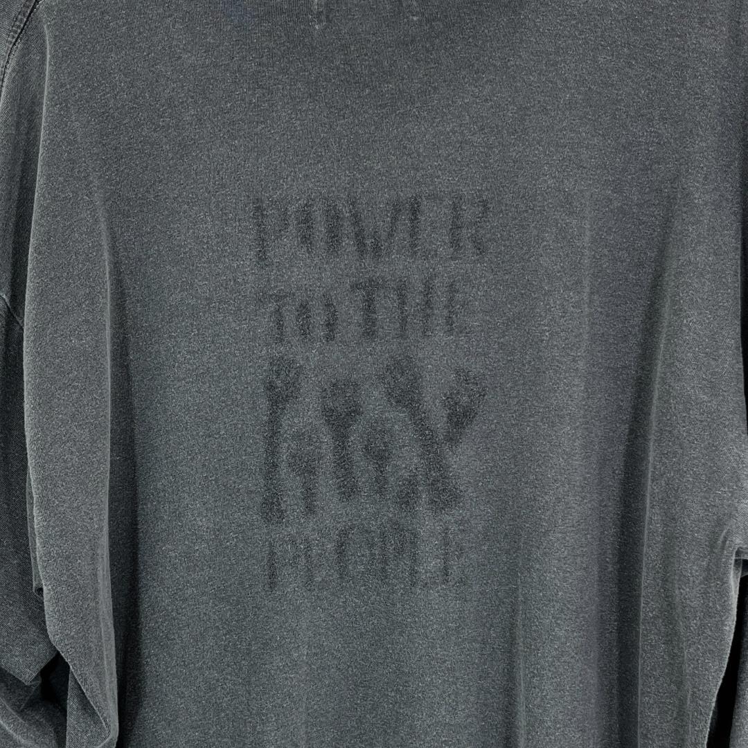 BOWWOW POWER TO THE PEOPLE L/S Tee ブラック