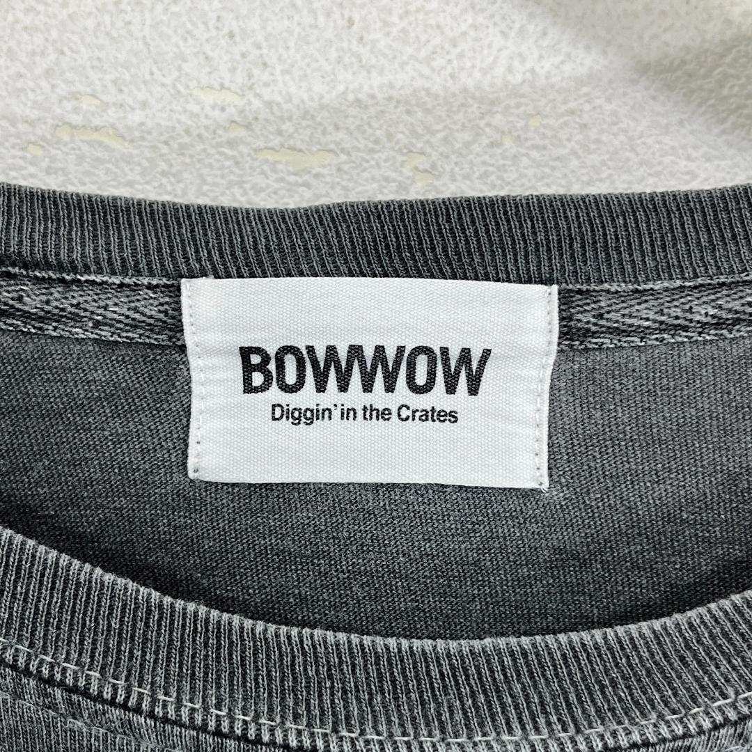 BOWWOW POWER TO THE PEOPLE L/S Tee ブラック