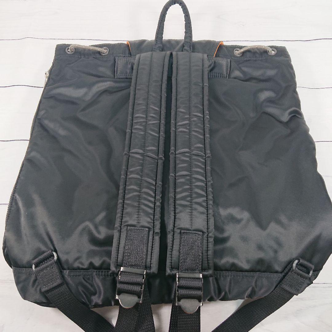 『美品』PORTER ポーター タンカー リュック サイドジップ ブラック