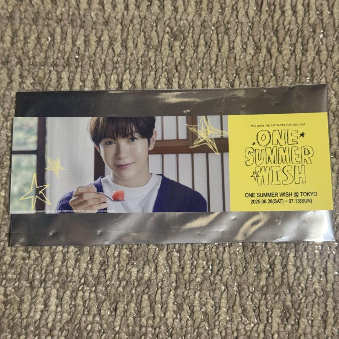 NCT ONE SUMMER WISH 展示会 リョウ Tシャツ トレカ セット NCT ONE SUMMER WISH 展示会 リョウ Tシャツ トレカ セット