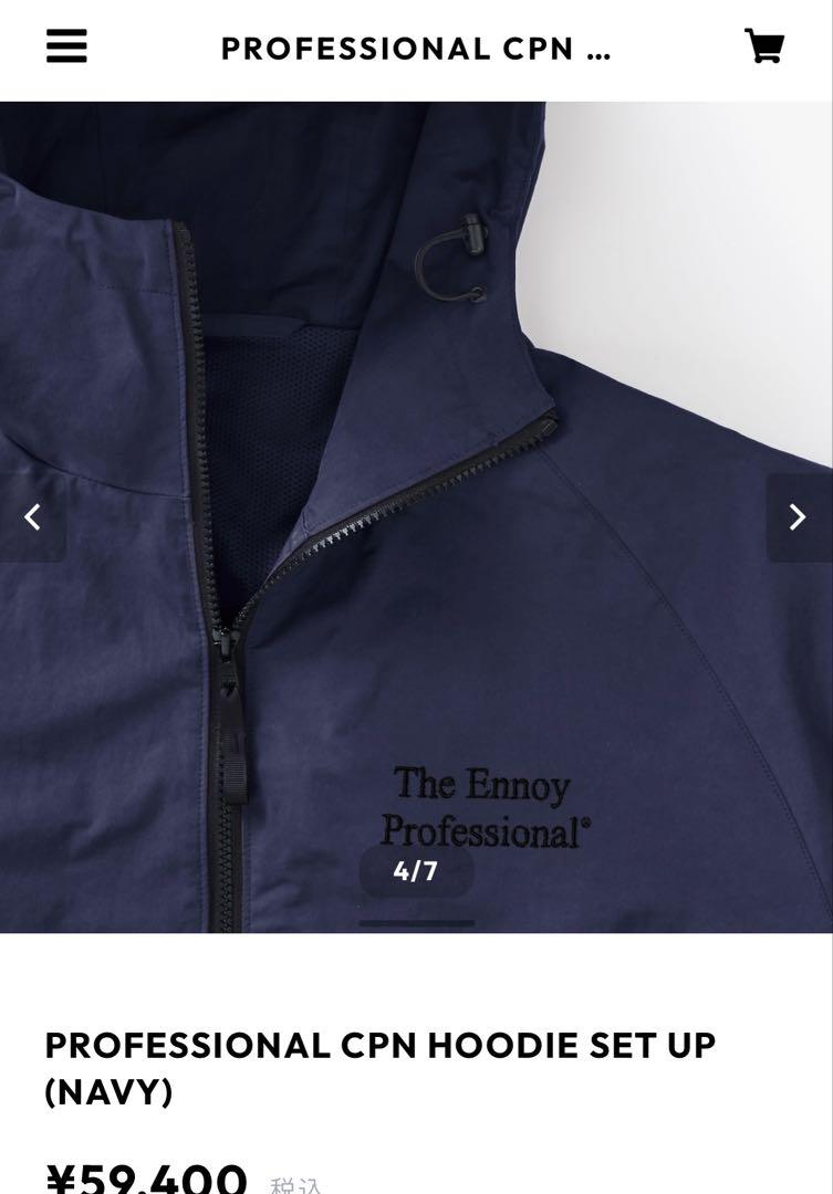 ジャケット・アウター ennoy PROFESSIONAL CPN HOODIE XL