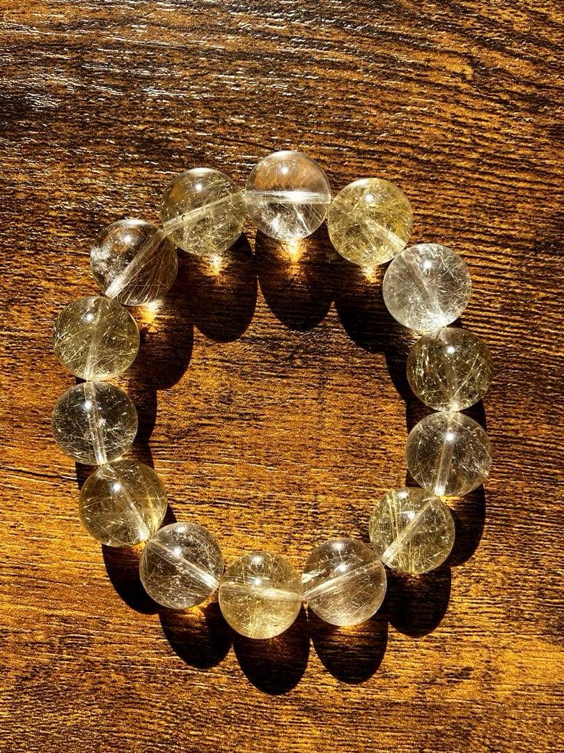 ルチルクォーツ 数珠