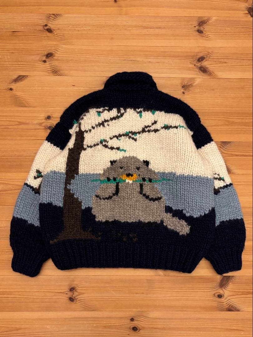 FAB Wool Cowichan Sweater CANADA製 L相当 FAB Wool Cowichan Sweater CANADA製 L相当