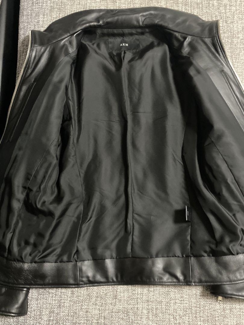 美品／名品】AKMスタンドカラーシングルライダー ジャケット