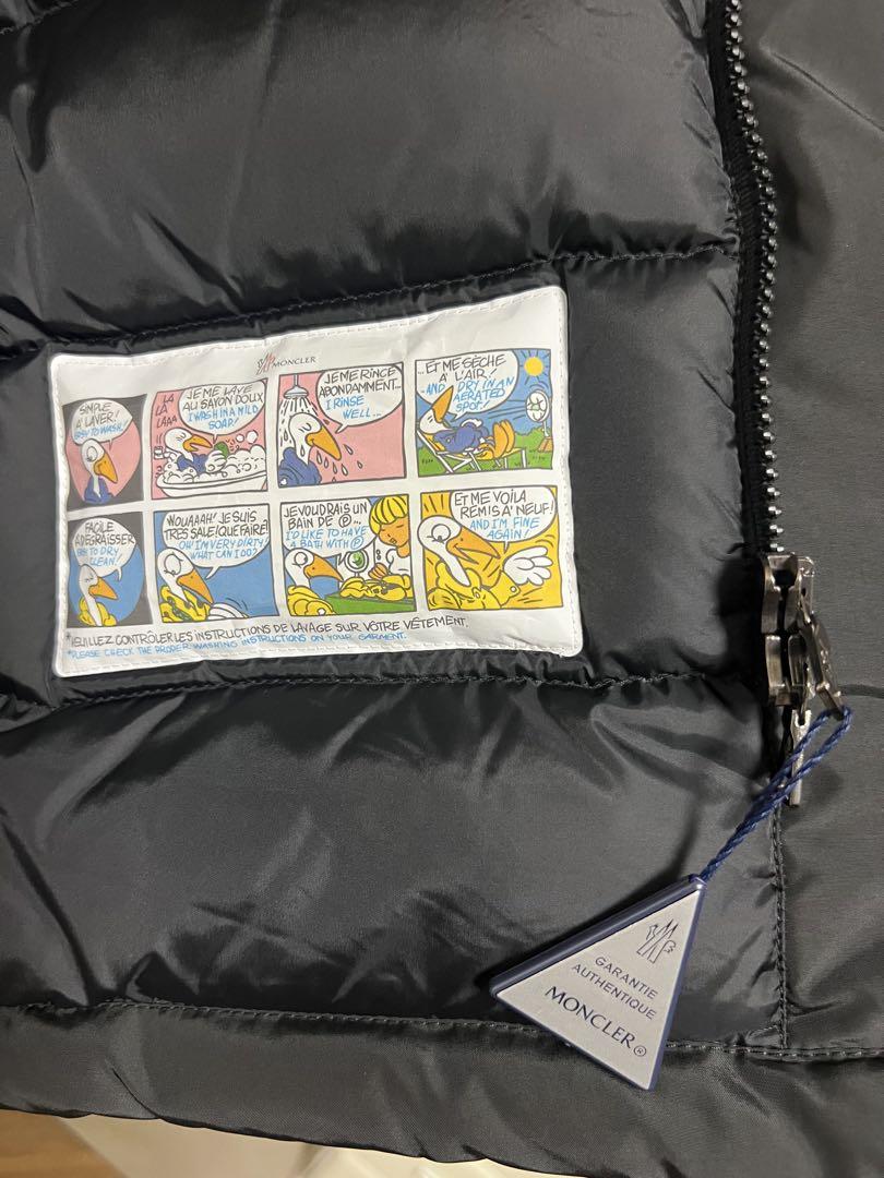 専用出品　ーーーMONCLER ダウンジャケット 黒 ファー付き