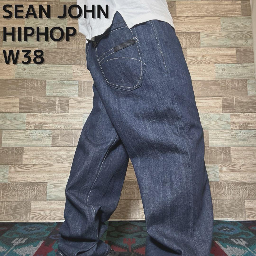 SEAN JOHNショーンジョンW38バギーワイドデニムパンツヒップホップ パンツ