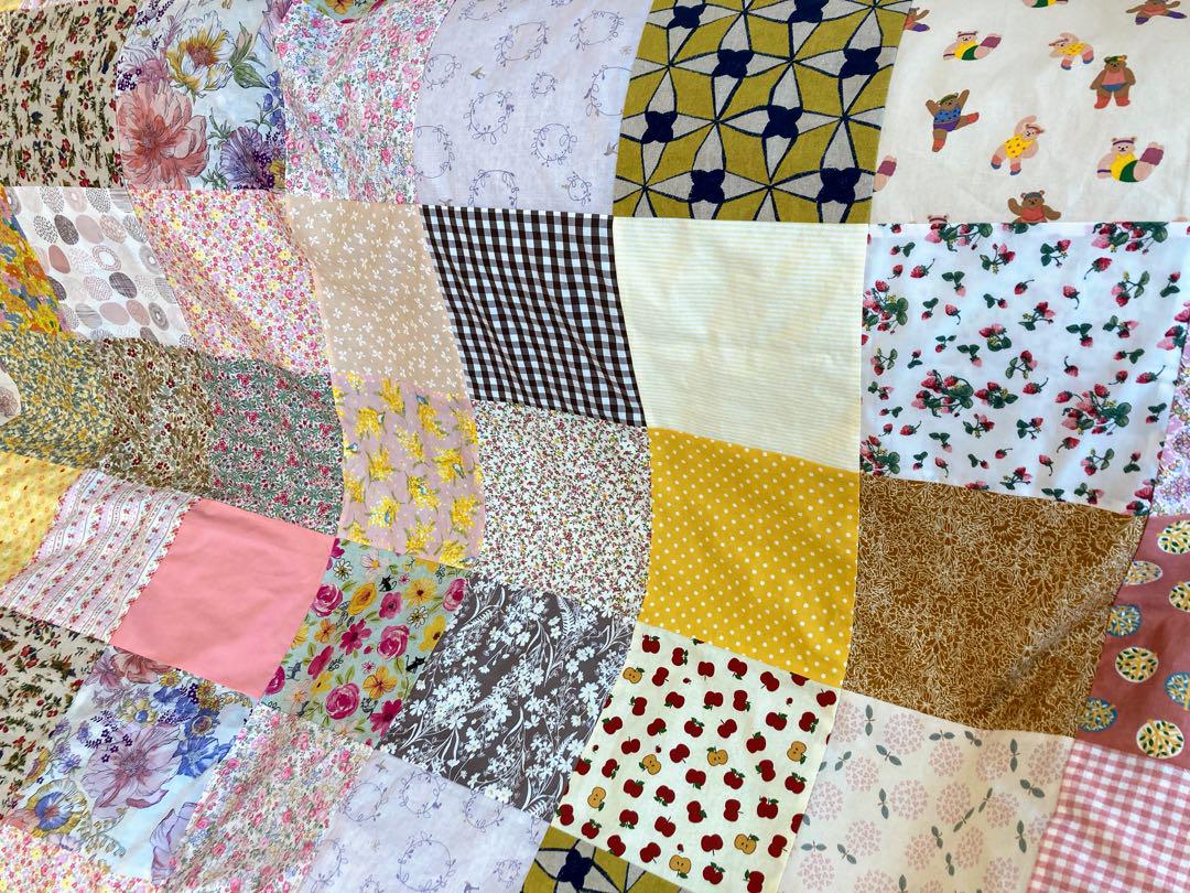 パッチワークマルチカバー　特大　ハンドメイド