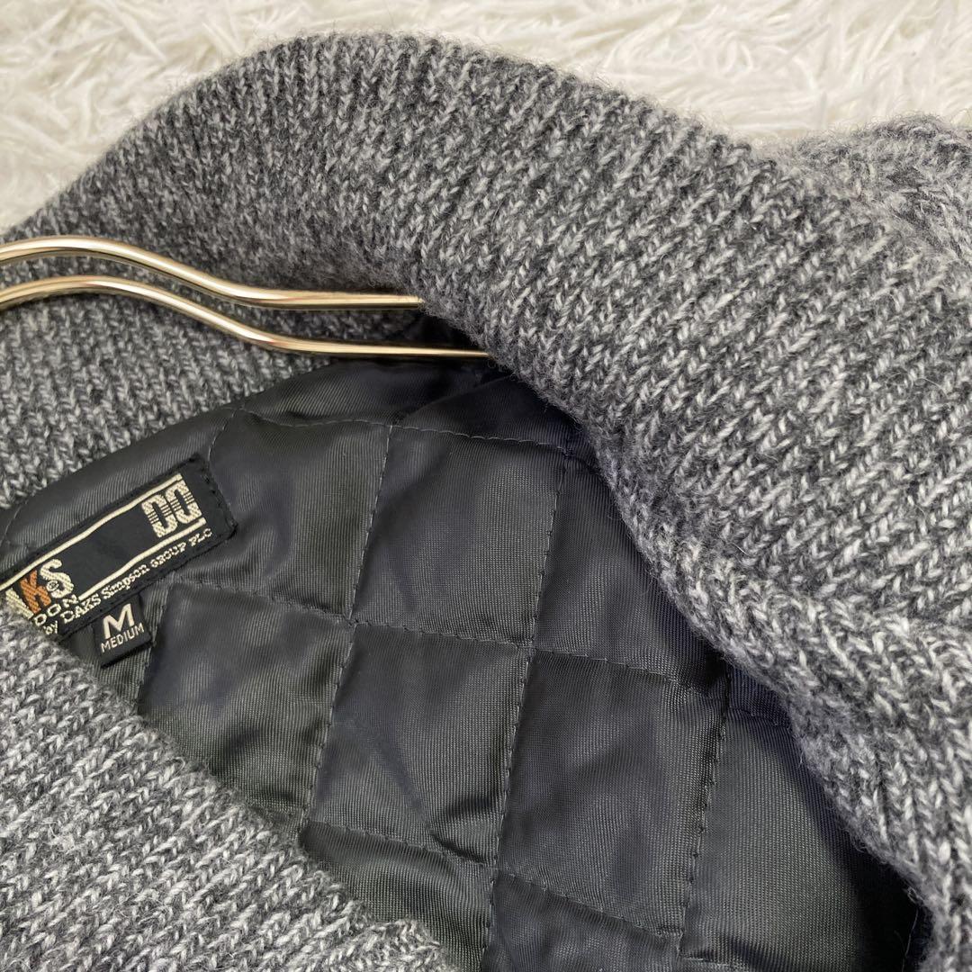DAKS ニットカーディガン グレー M カジュアル アウター