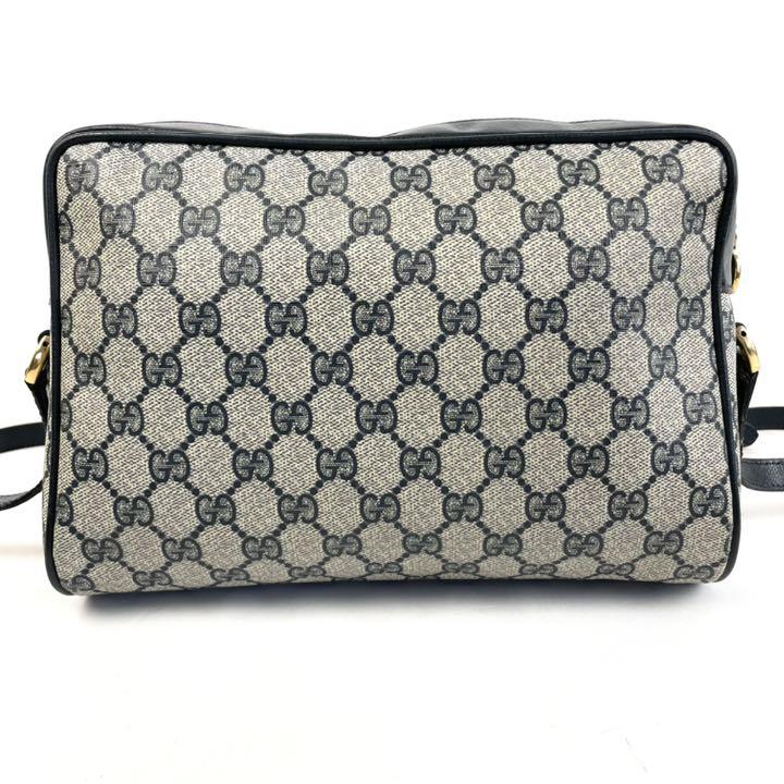極美品 ネイビー シェリーライン 0pM7J-m61630467770 GUCCIオールドグッチ ショルダーバッグ 最大15%セット割