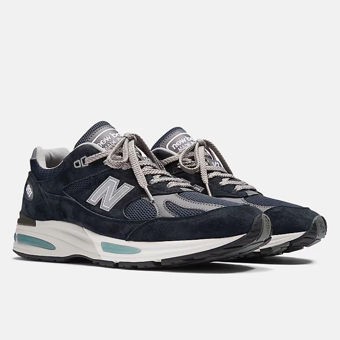早い者勝ち！新品！New Balance 991 V2 UK ネイビー 26.5 - メルカリ