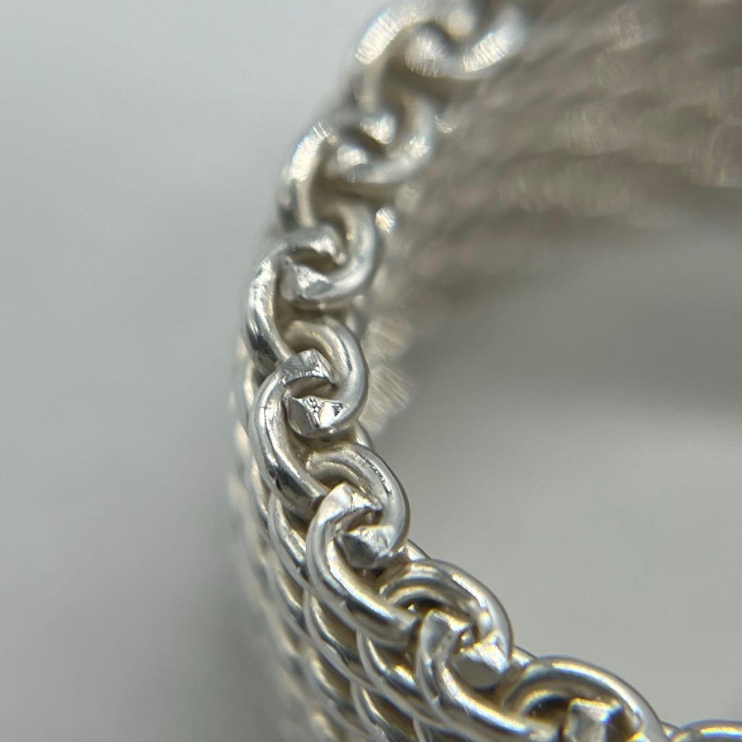 ティファニー TIFFANY サマセットリング 18号 メッシュ SV925