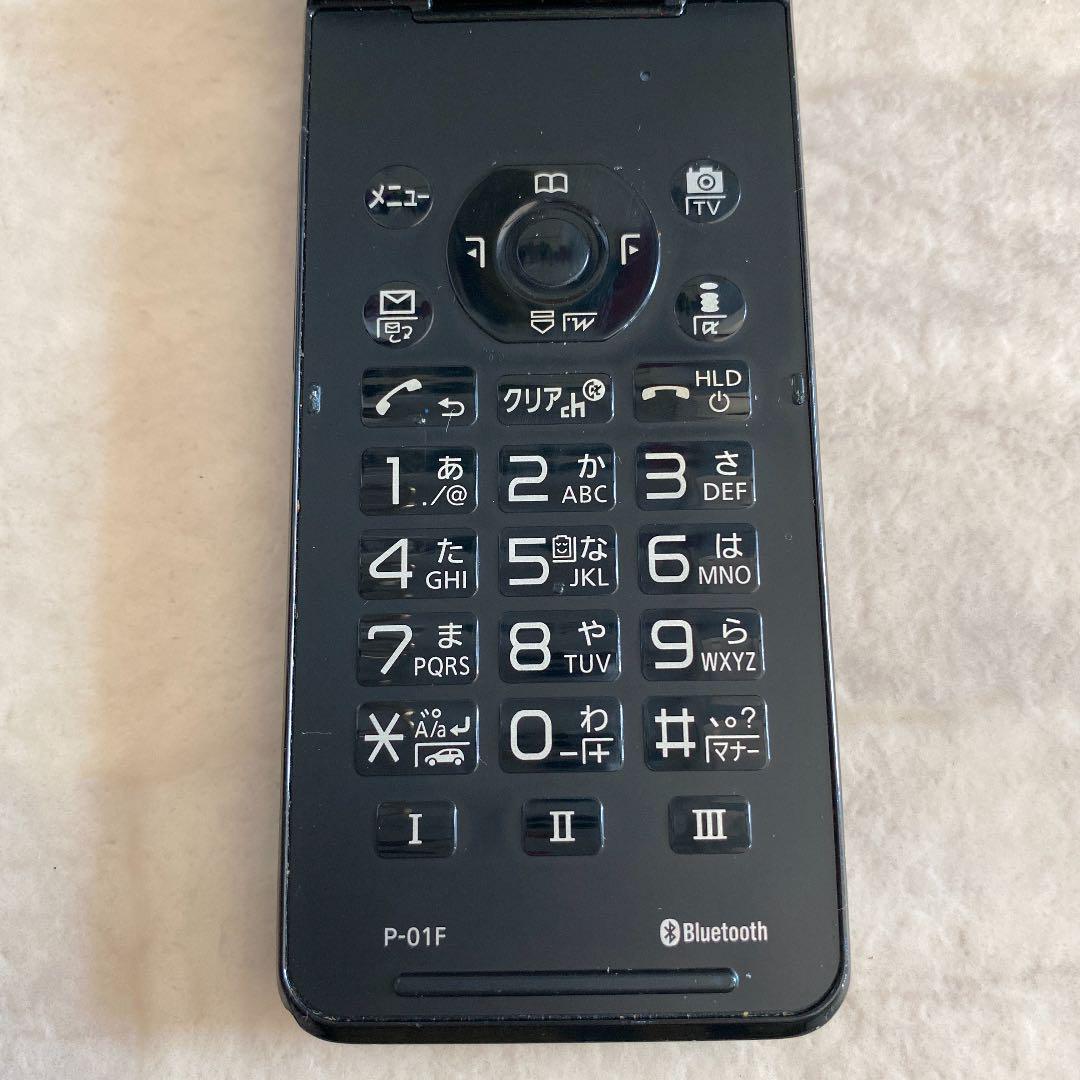 docomo P-01F ドコモ ガラケー ケータイ 携帯電話 ブラック