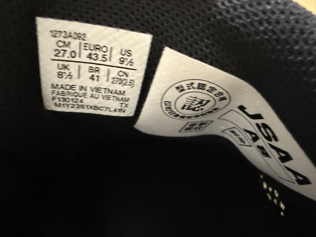 ASICS 安全靴 CP219 BOAシステム ブラック/ターコイズ 27センチ