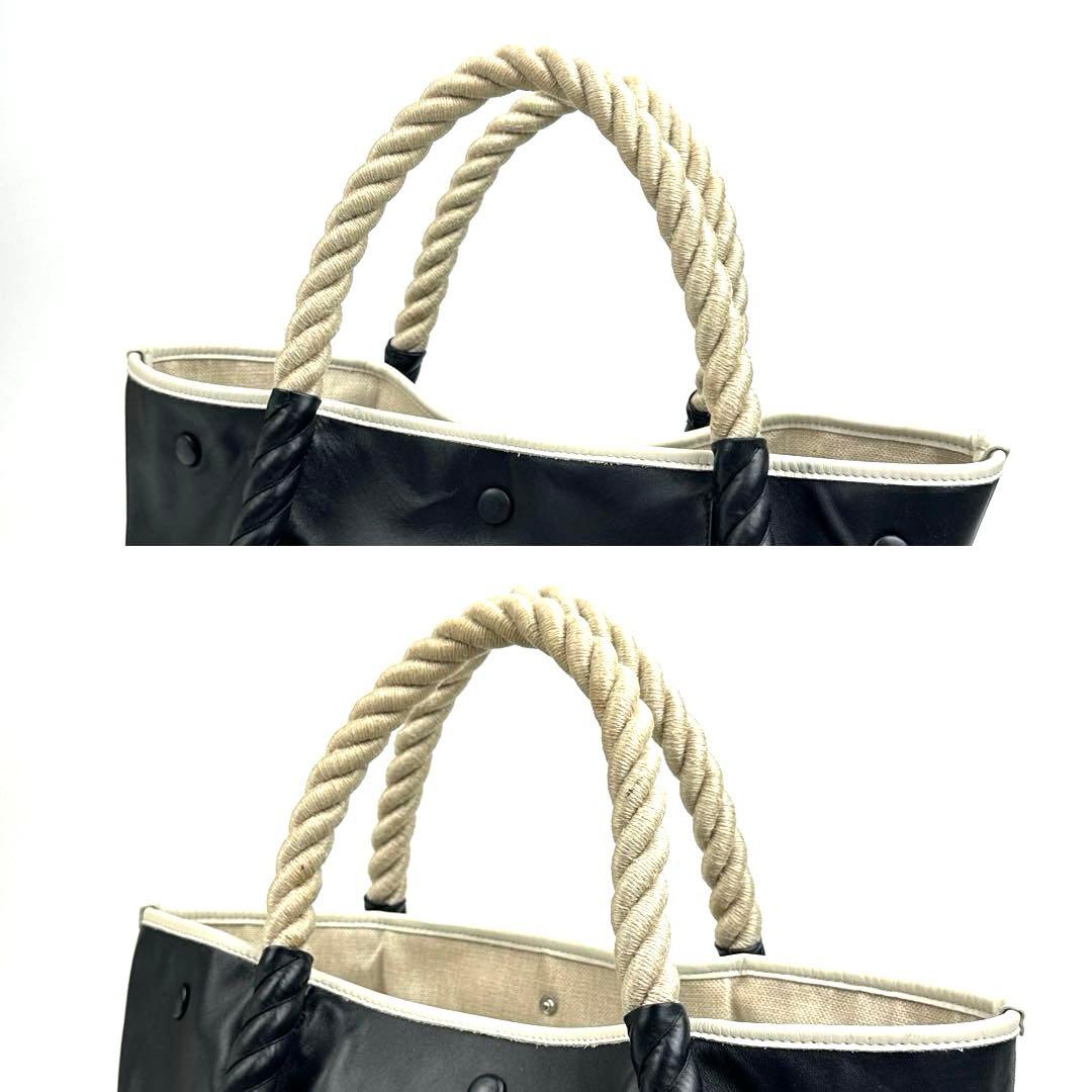 【美品】バレンシアガ エブリデイ ロープ ハンドバッグ ブランドロゴ レザー 黒 【美品】バレンシアガ エブリデイ ロープ ハンドバッグ ブランドロゴ レザー 黒