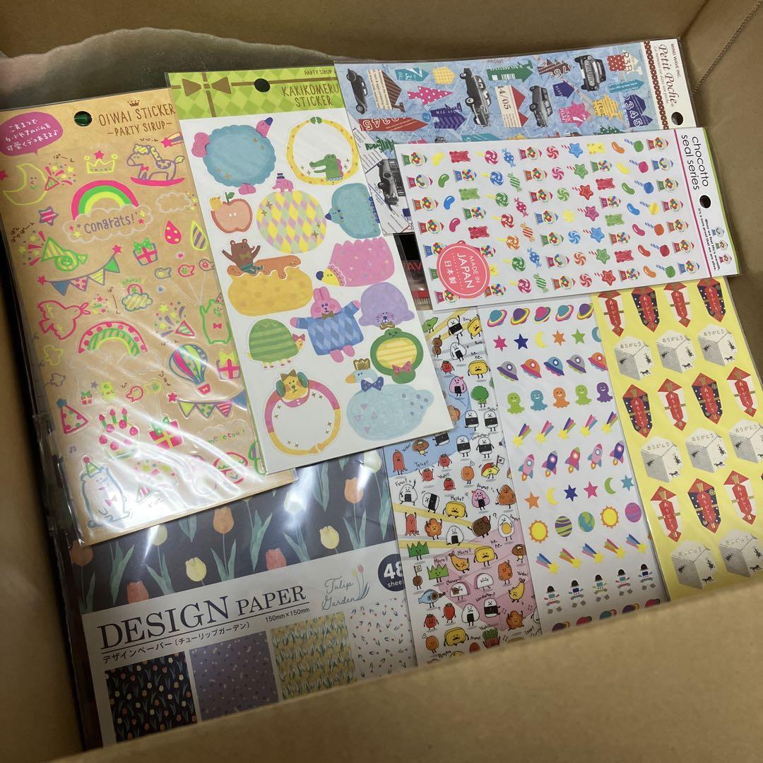 紙モノ☆大量セット☆まとめ売り☆シール.メモ