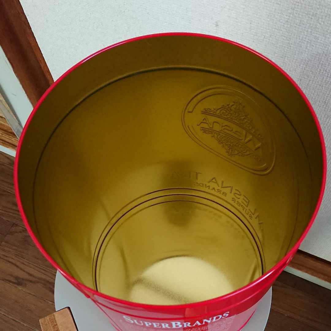 ムレスナティー　ビッグ　BIG 赤缶　空き缶　40周年 ムレスナティー 40周年限定 ビッグ赤缶 MLESNATEA