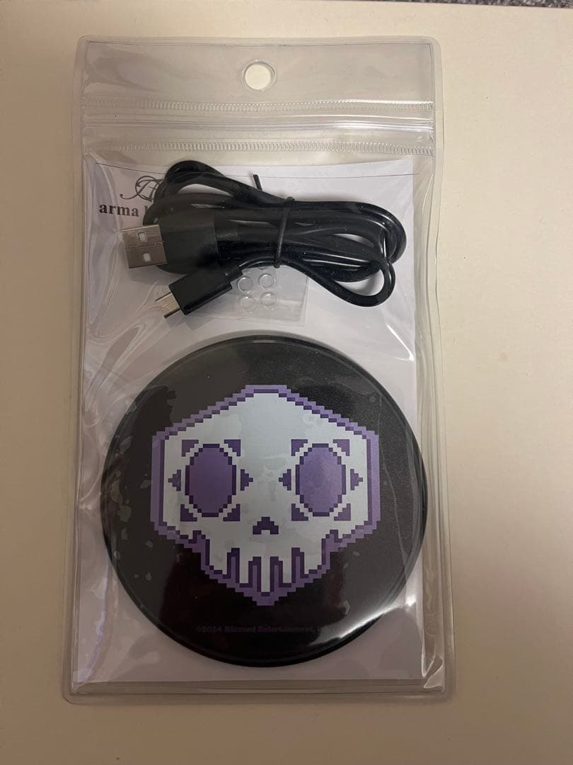 『オーバーウォッチ 2』ソンブラ ハッキング済み Qi対応ワイヤレス充電器