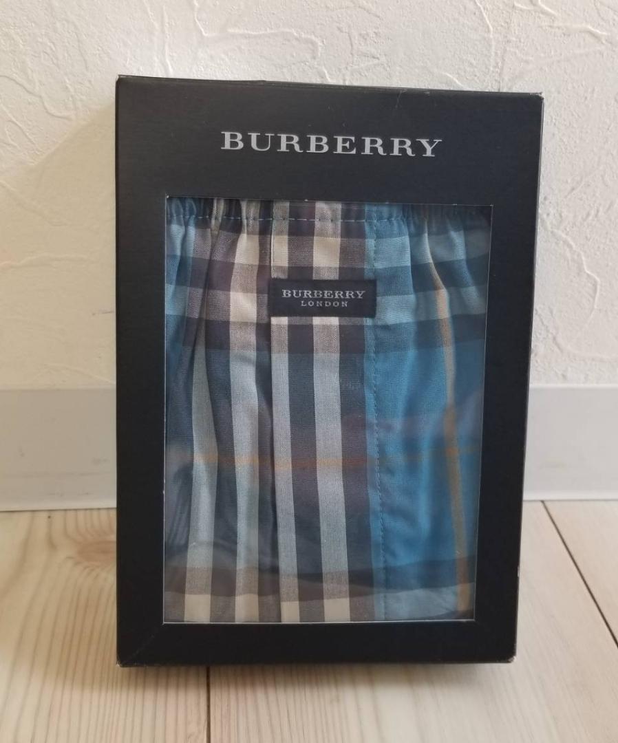 新品】BURBERRY メンズ トランクス Mサイズ チェック柄 綿100