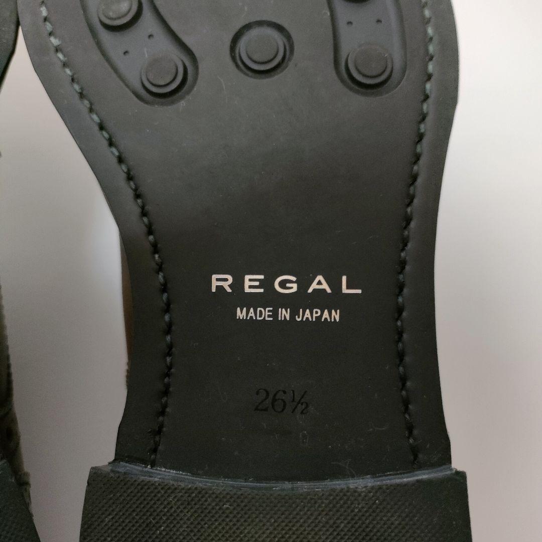 リーガルREGAL革靴レザーシューズウィングチップフォーマルブラウン茶色26.5