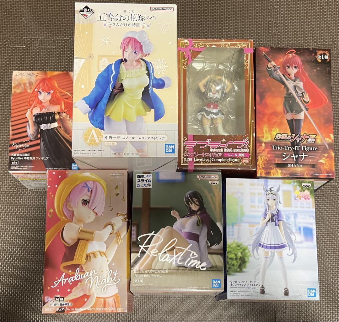 【送料込】美少女プライズフィギュア　7点　まとめ売り プライズ フィギュア 美少女系 7点 グッズ まとめ売り - メルカリ