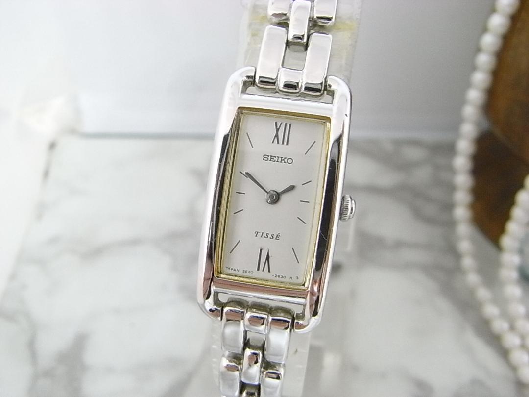 美品　セイコー　SEIKO　Tisse　レキタンギュラー　レディース　ウォッチ
