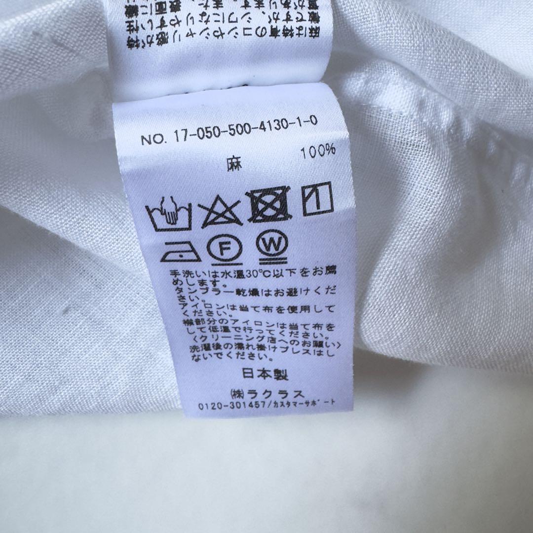 極美品✨　ドゥーズィエムクラス　イタリア製生地　LINEN ワイヤー シャツ
