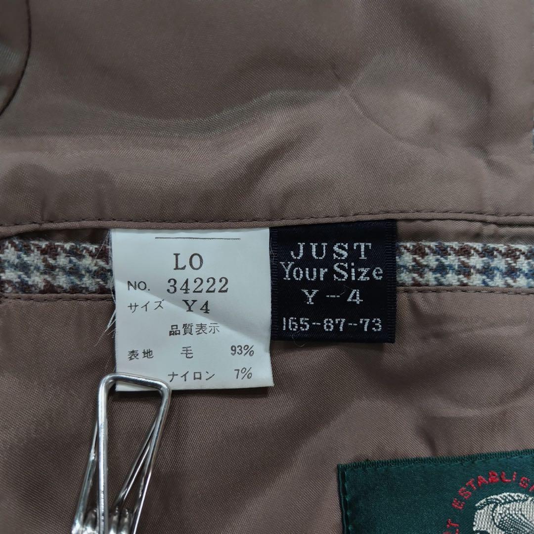 美品 ロベルト ツイード ジャケット メンズ レディース ユニセックス クルミ