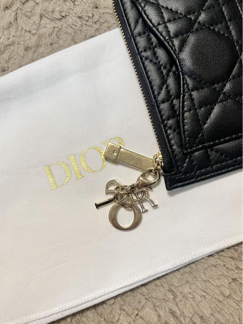 Dior Lady Dior Cosmos ジップ カードホルダー ブラック 画像3