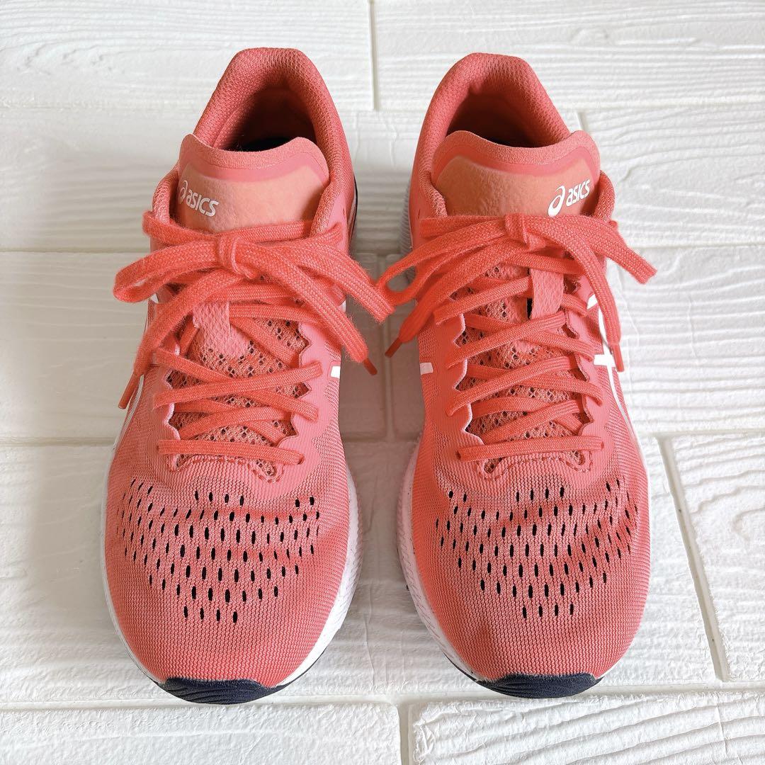 美品✨アシックス ランニングシューズ TARTHER RP3 23.5 オレンジ