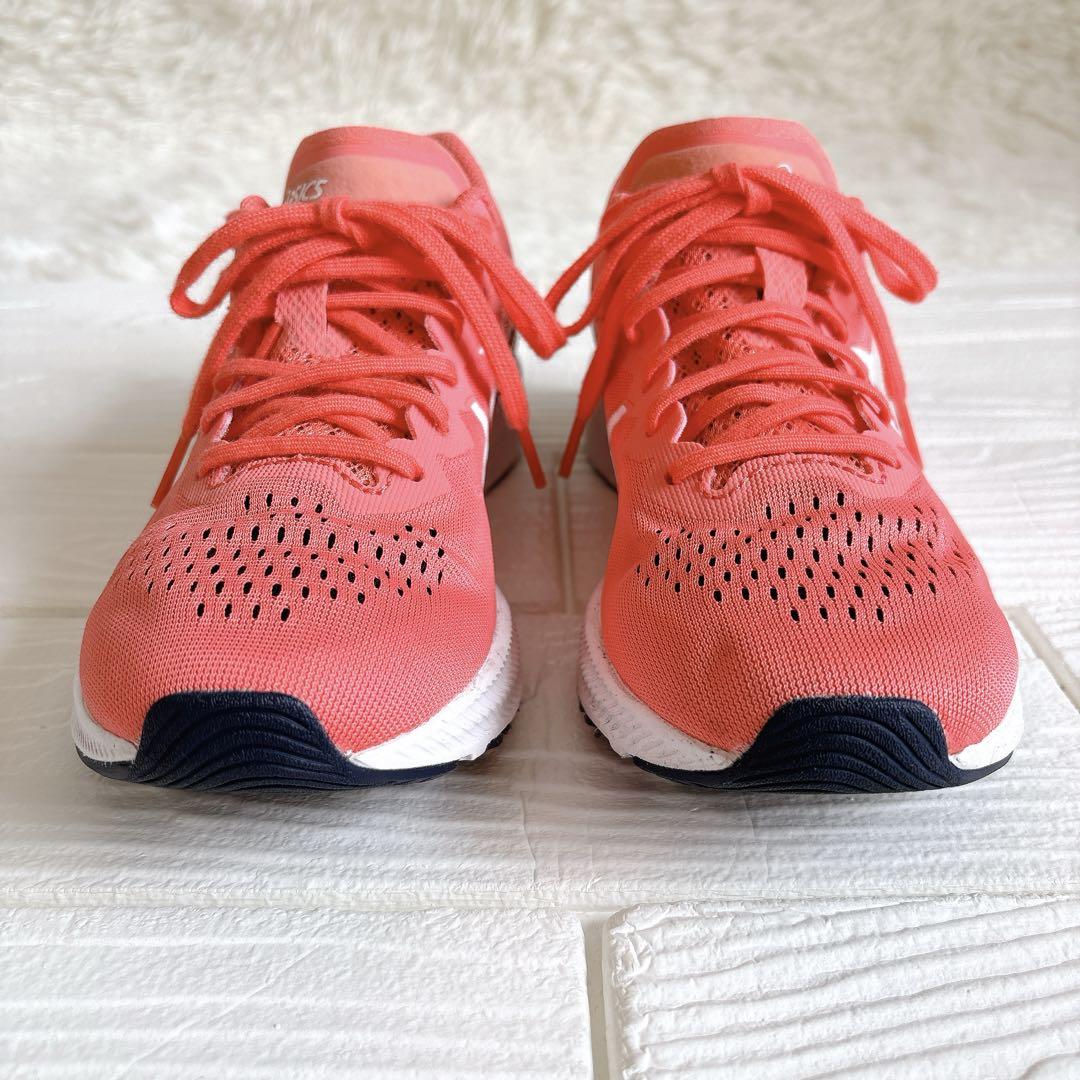 美品✨アシックス ランニングシューズ TARTHER RP3 23.5 オレンジ