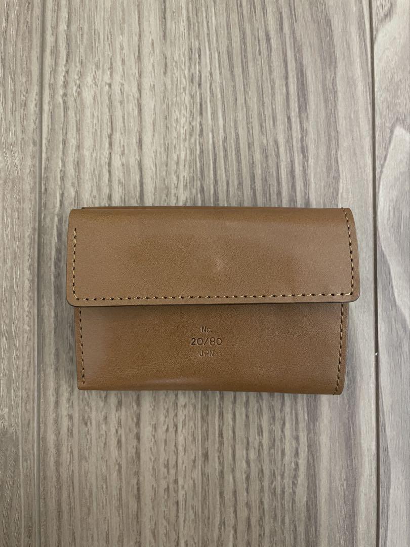新品【20/80】FOLDED SMALL WALLET（moca）