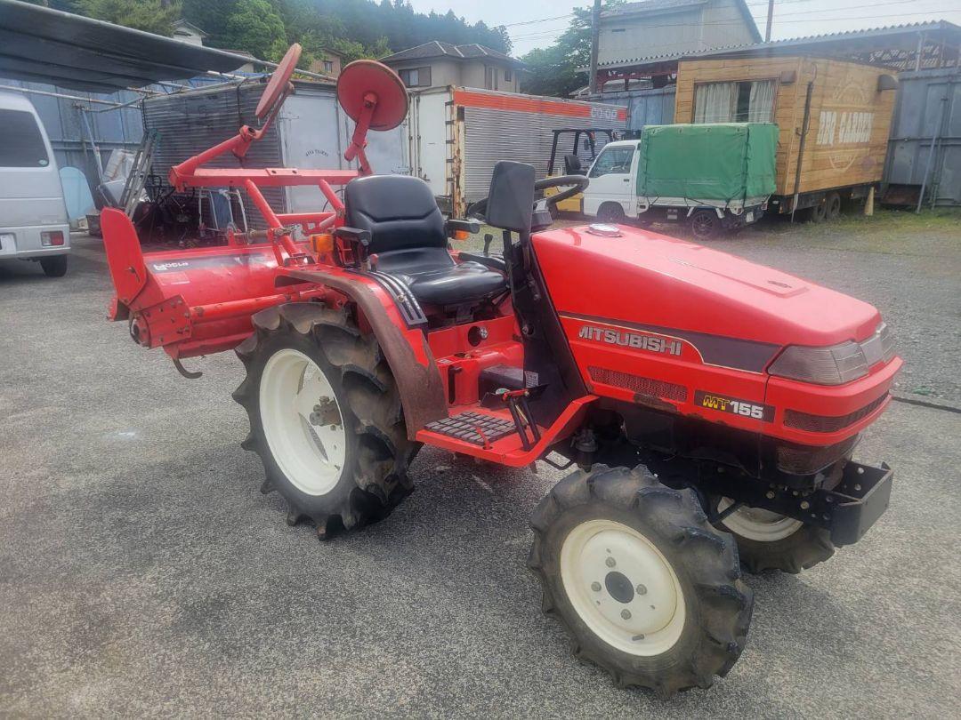 三菱トラクターMT155 4WD ●稼働時間7962時間 自動レベリング●