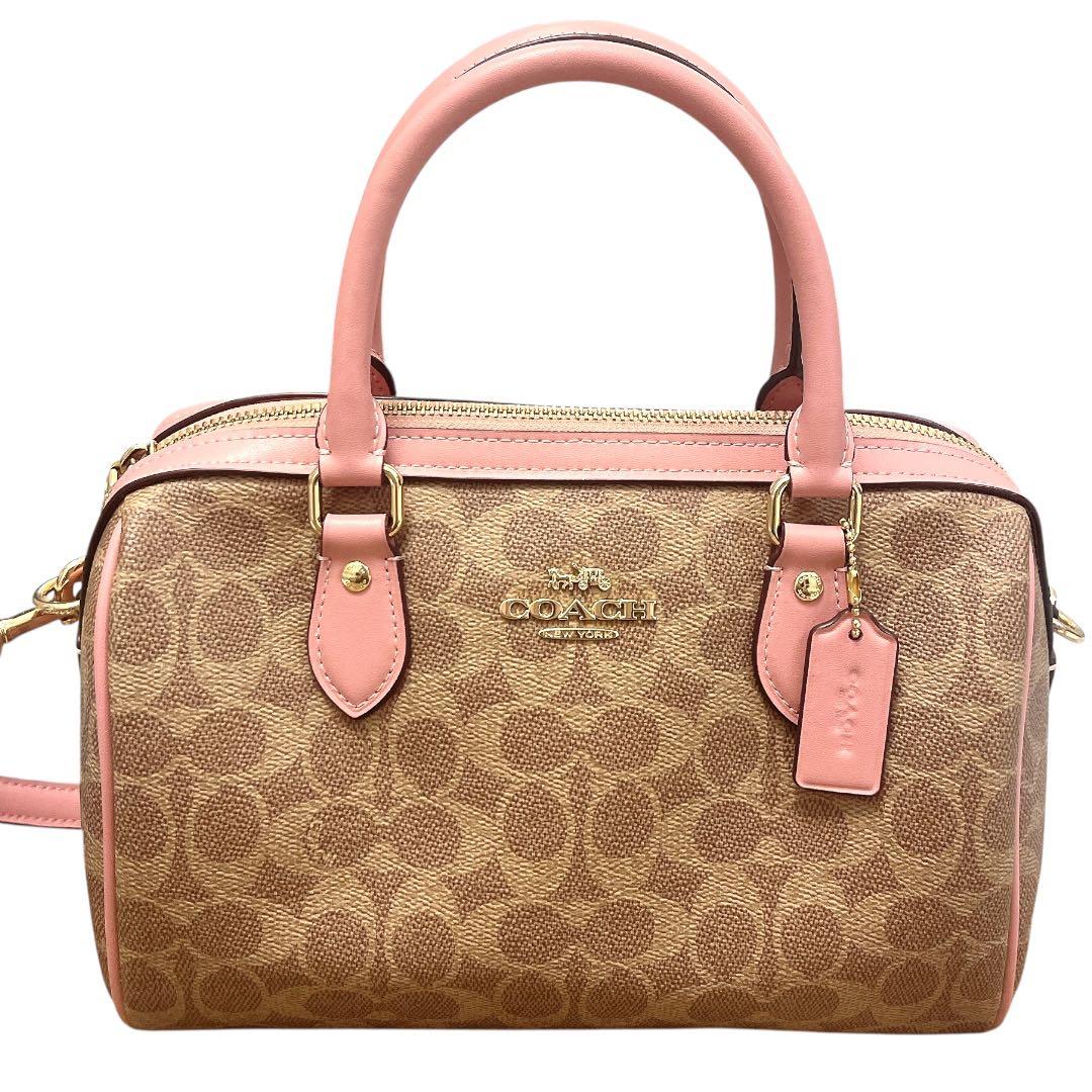 【未使用】COACH ミニボストン サッチェル ショルダー 2way CV961