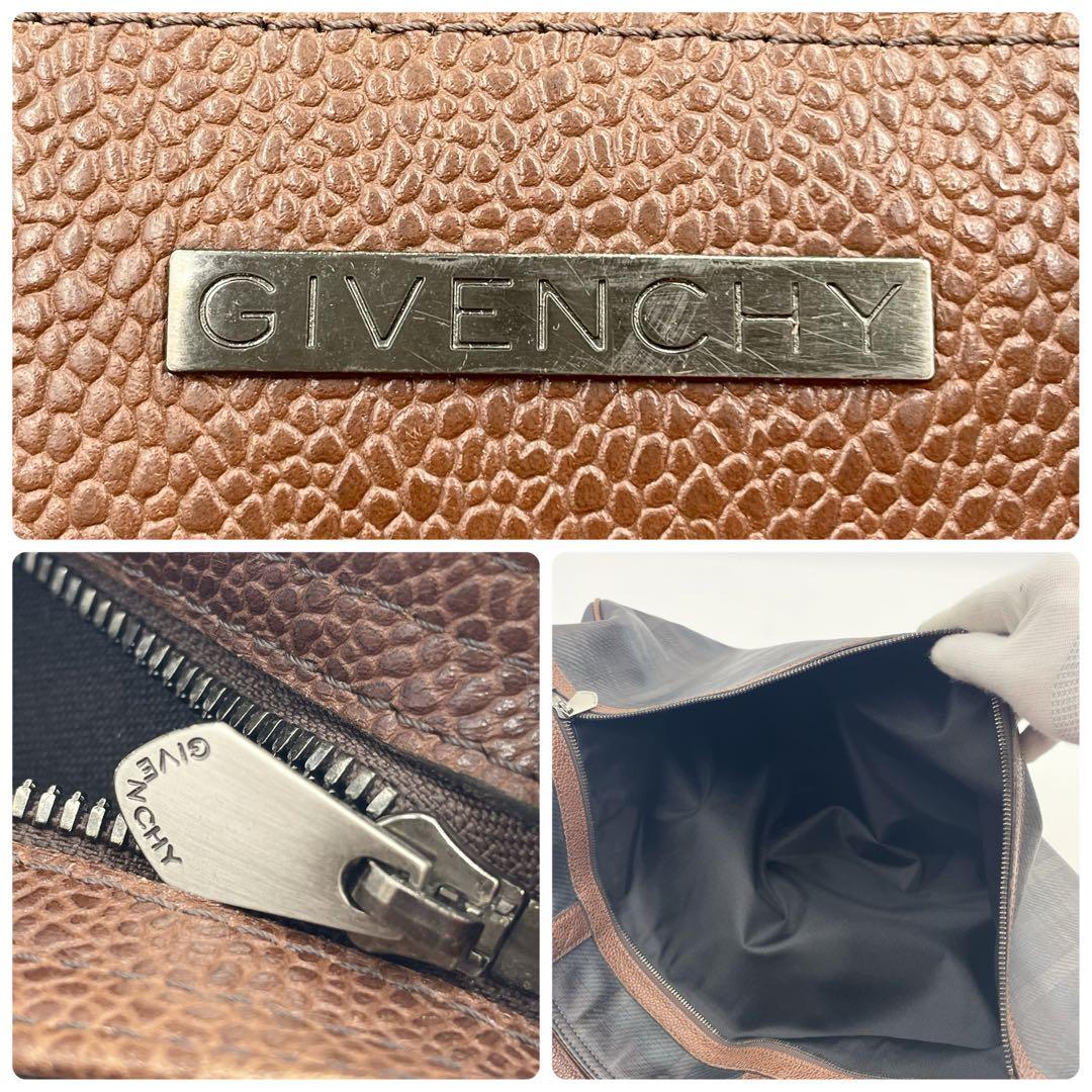 希少 Givenchy ジバンシー ボストンバッグ 旅行バッグ PVC 4G