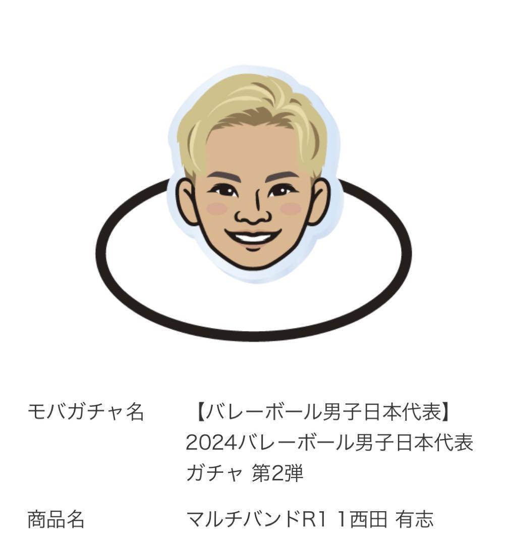 2024バレーボール男子日本代表ガチャ 第2弾　西田有志