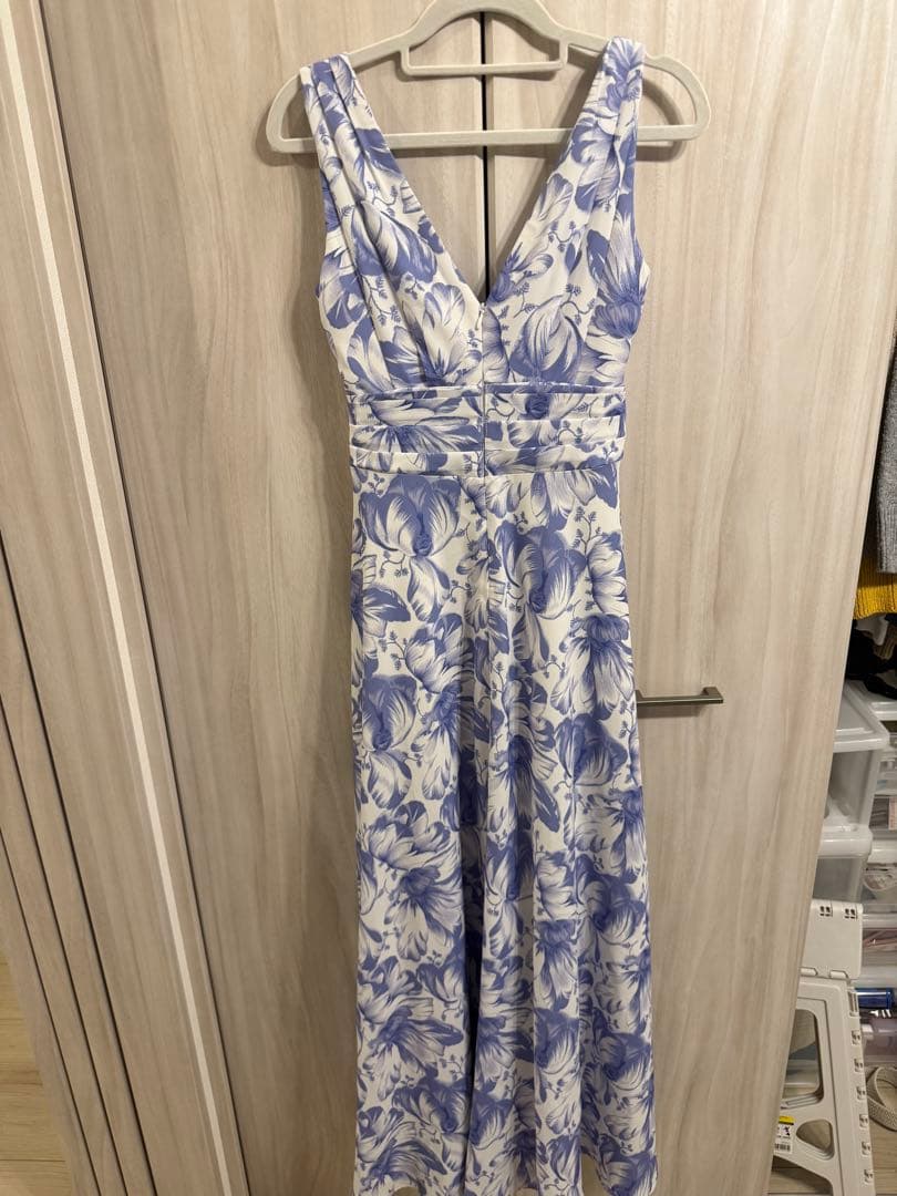 ERUKEI 花柄プリント マキシドレス ERUKEI 花柄プリント マキシドレス