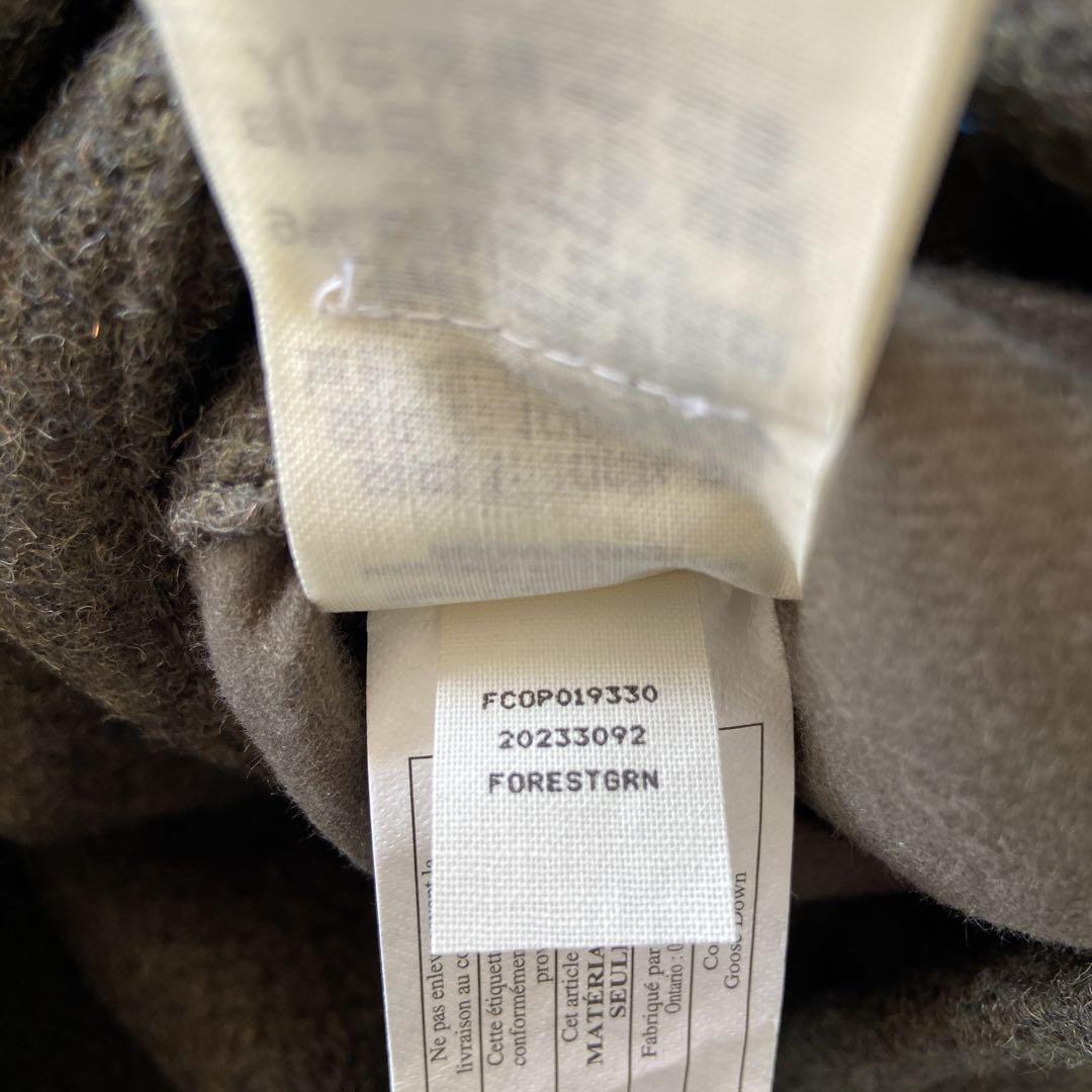 FILSON　フィルソン　バッグランドダウンベスト　S　グリーン