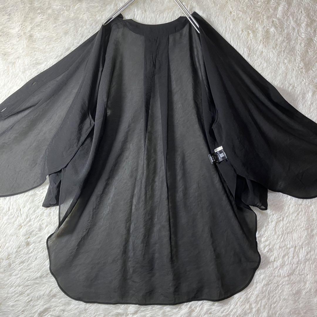 極美品 LEPHIL ルフィル VISオーガンジーブラウス 日本製 フリーサイズ