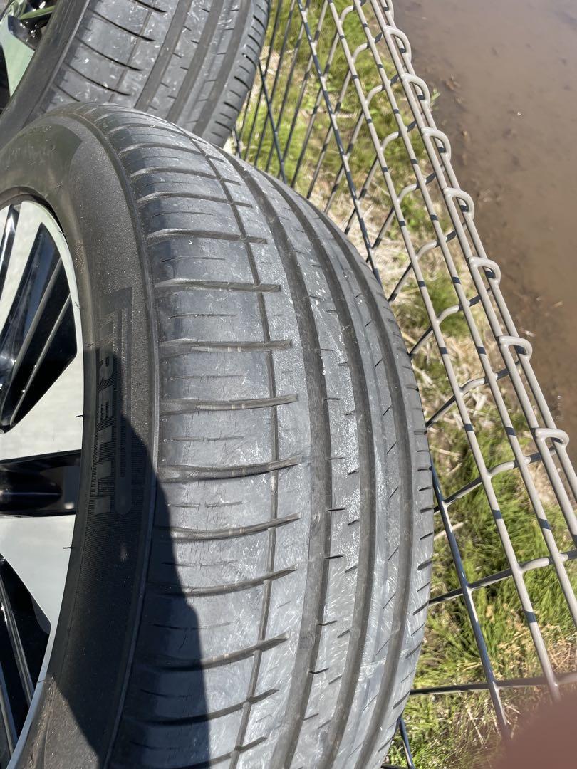 30アルファード純正18インチ ホイールPirelliタイヤ付き