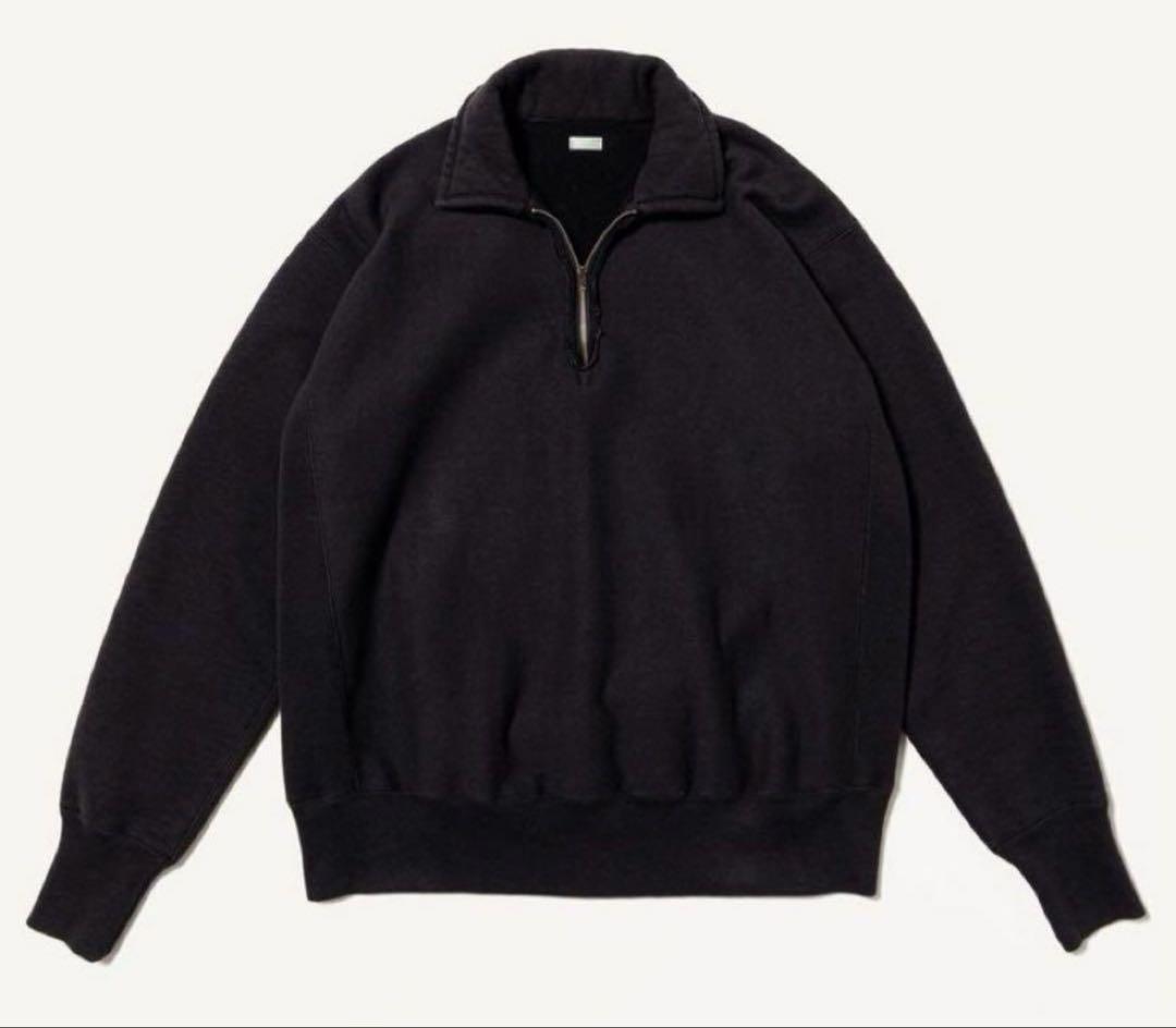 23AW A.PRESSE VintageHalf ZipSweatshirt