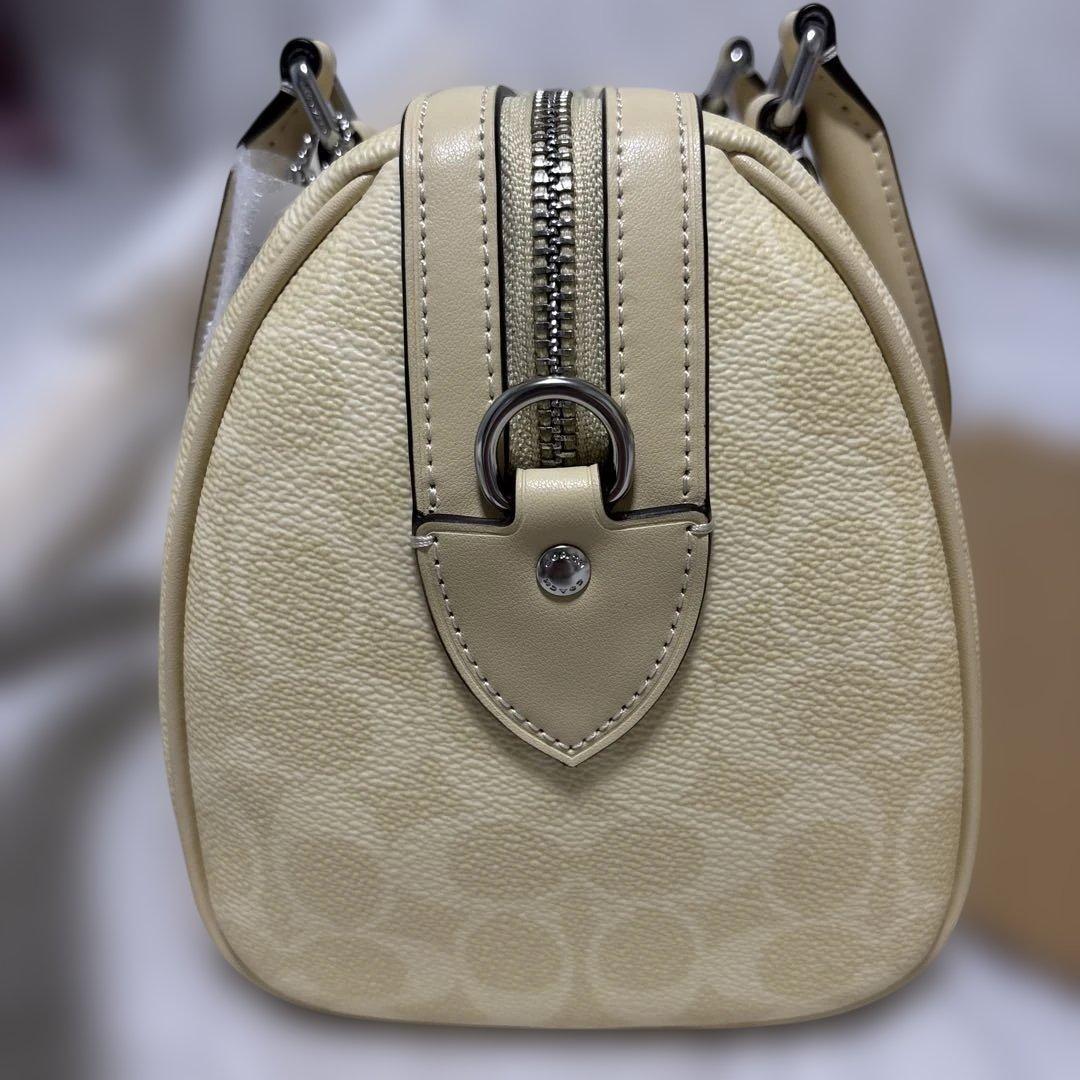 COACHローランラージサッチェルバッグ イエロー正規品