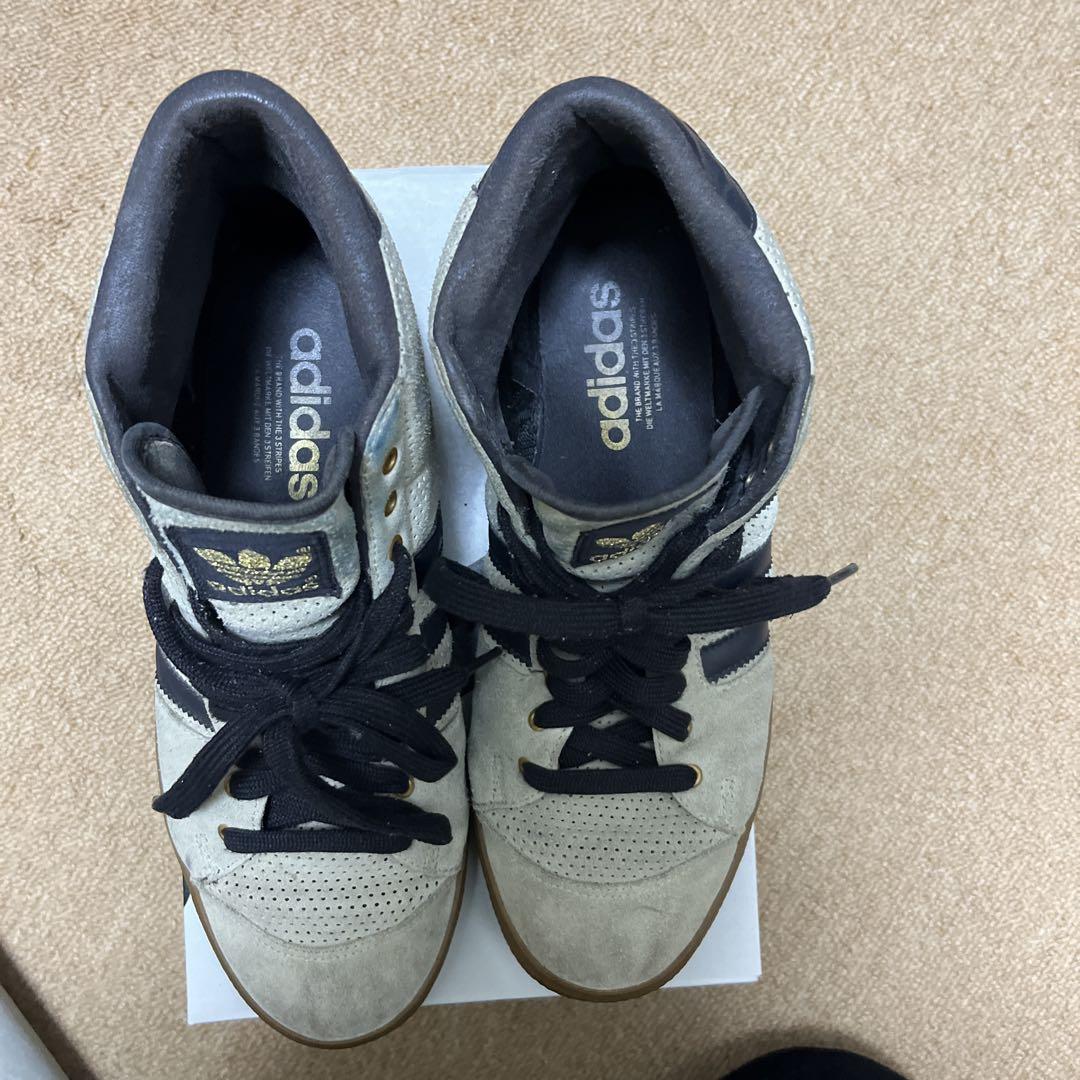 幸せなふたりに贈る結婚祝い 希少 vintage 00s adidasパンチングレザーPro model 靴