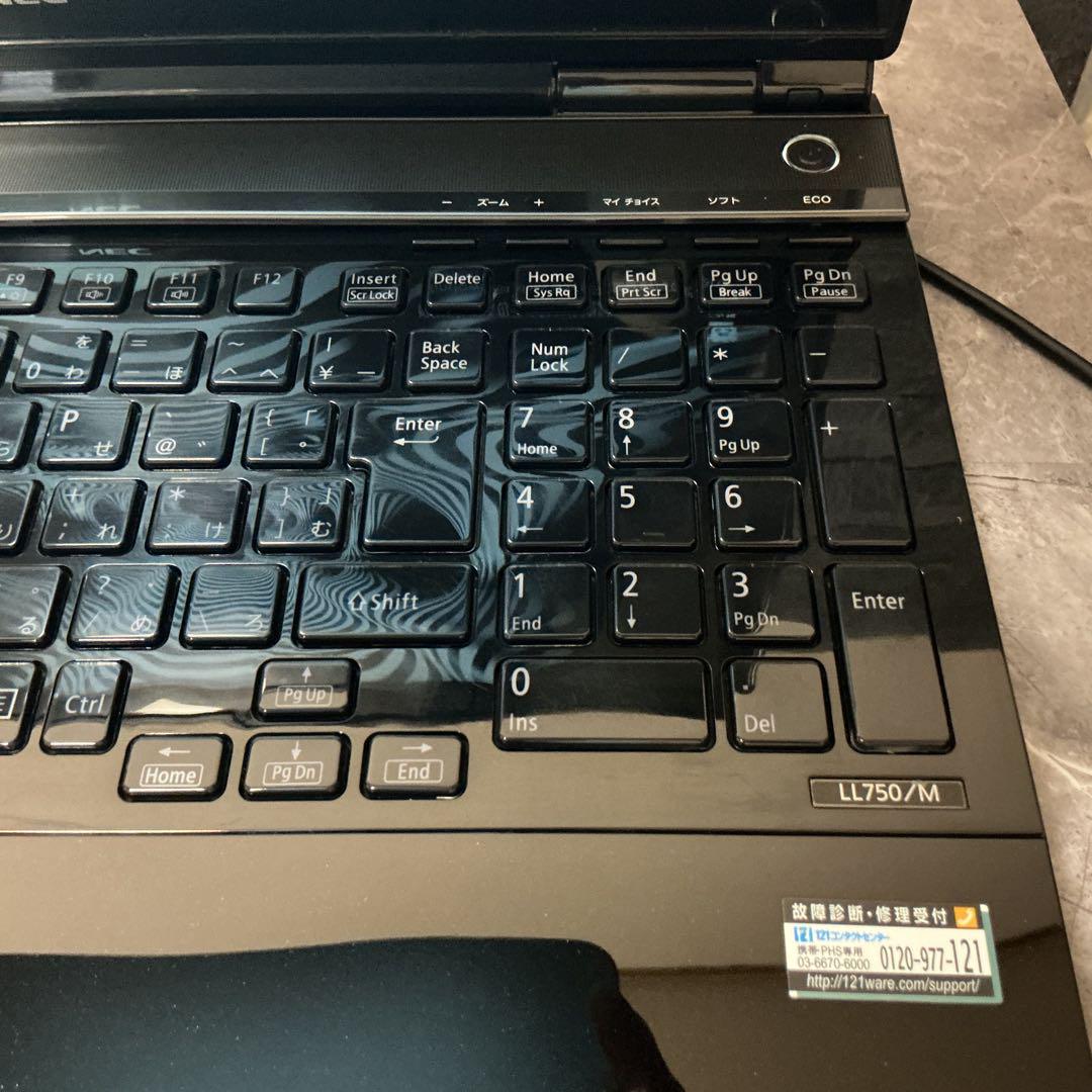 ✨NEC✨タッチパネル✨corei7✨メモリ16GB✨新品SSD512GB✨黒
