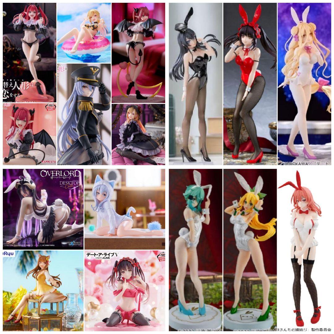 フィギュア まとめ売り 美少女 アルベド イレイナ 五等分 レム