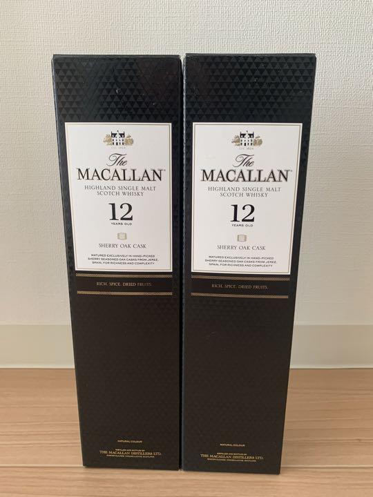 マッカラン12年 シェリーカスク 2本