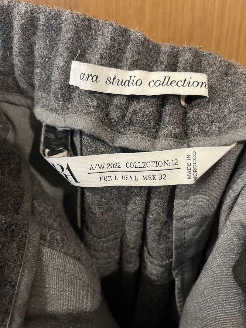 ZARA studio collectionフラノセットアップ  ジルサンダー