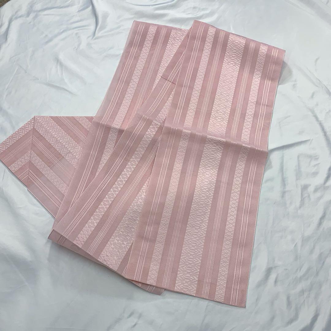 【売切値下げ】507mnu2◇洗える夏帯 未使用 西陣織 紗献上 八寸 化繊◇ 売切値下げ】507mnu2◇洗える夏帯 未使用 西陣織 紗献上 八寸